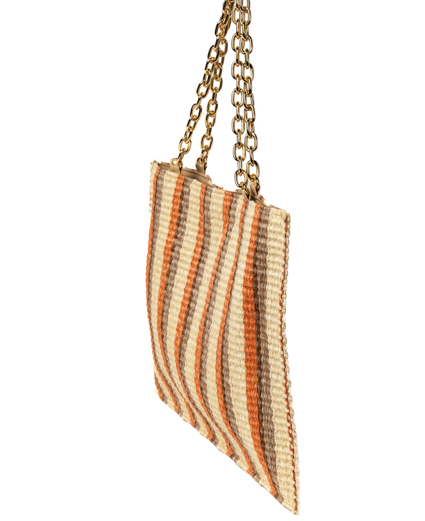 Piccarda Raffia Stripes Coral