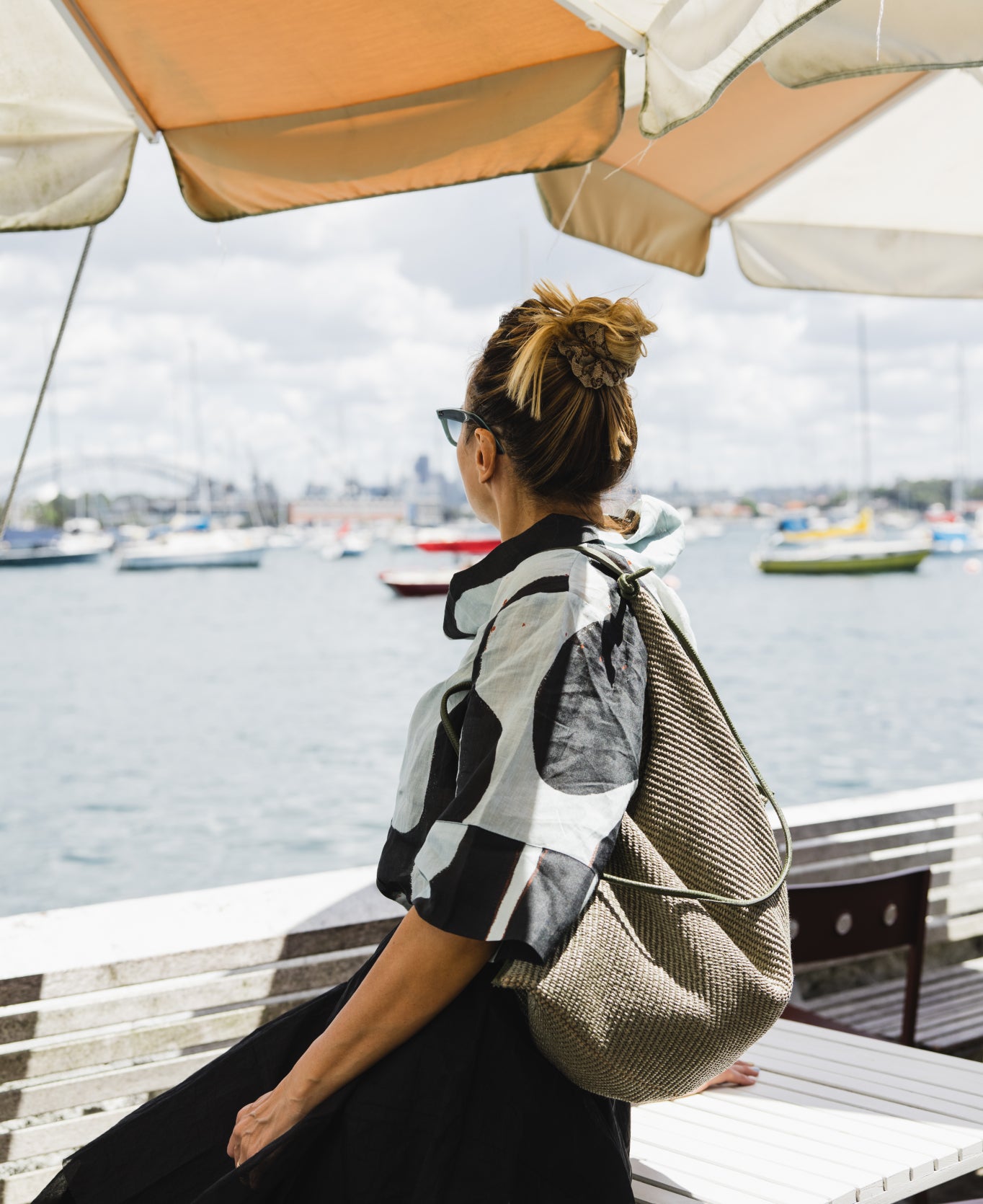 Eleonora Hobo Bag Raffia green