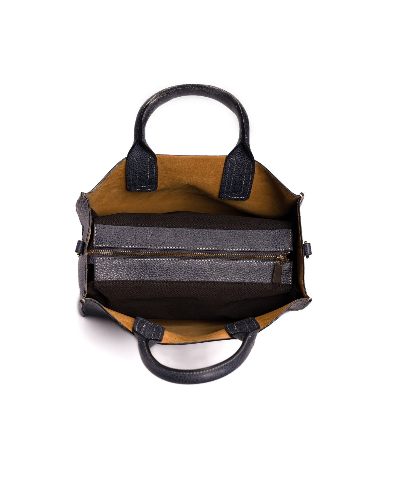 Borsa Florence Tote in pelle Blu marino