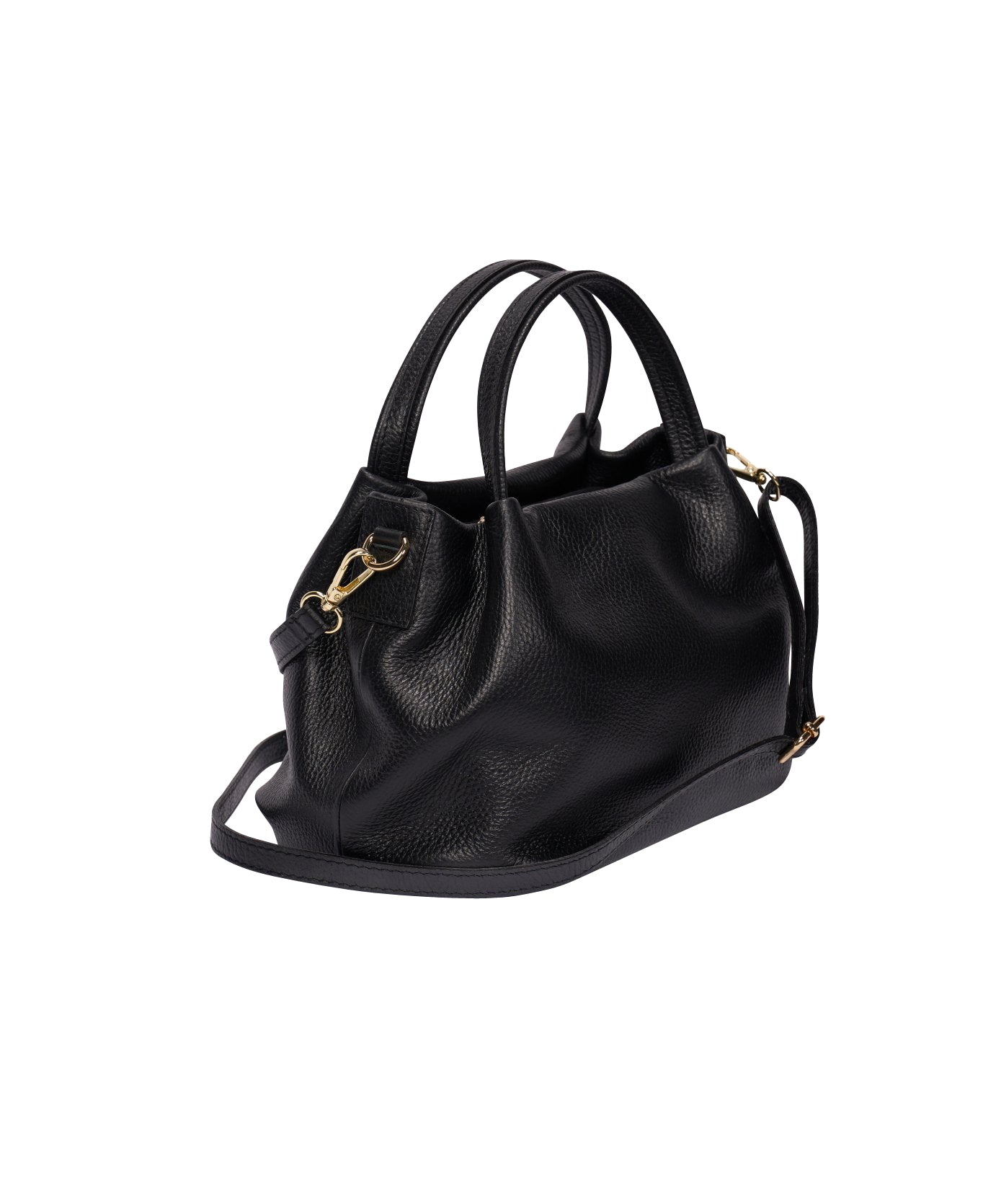 Borsa Uffizi in morbida pelle Nera