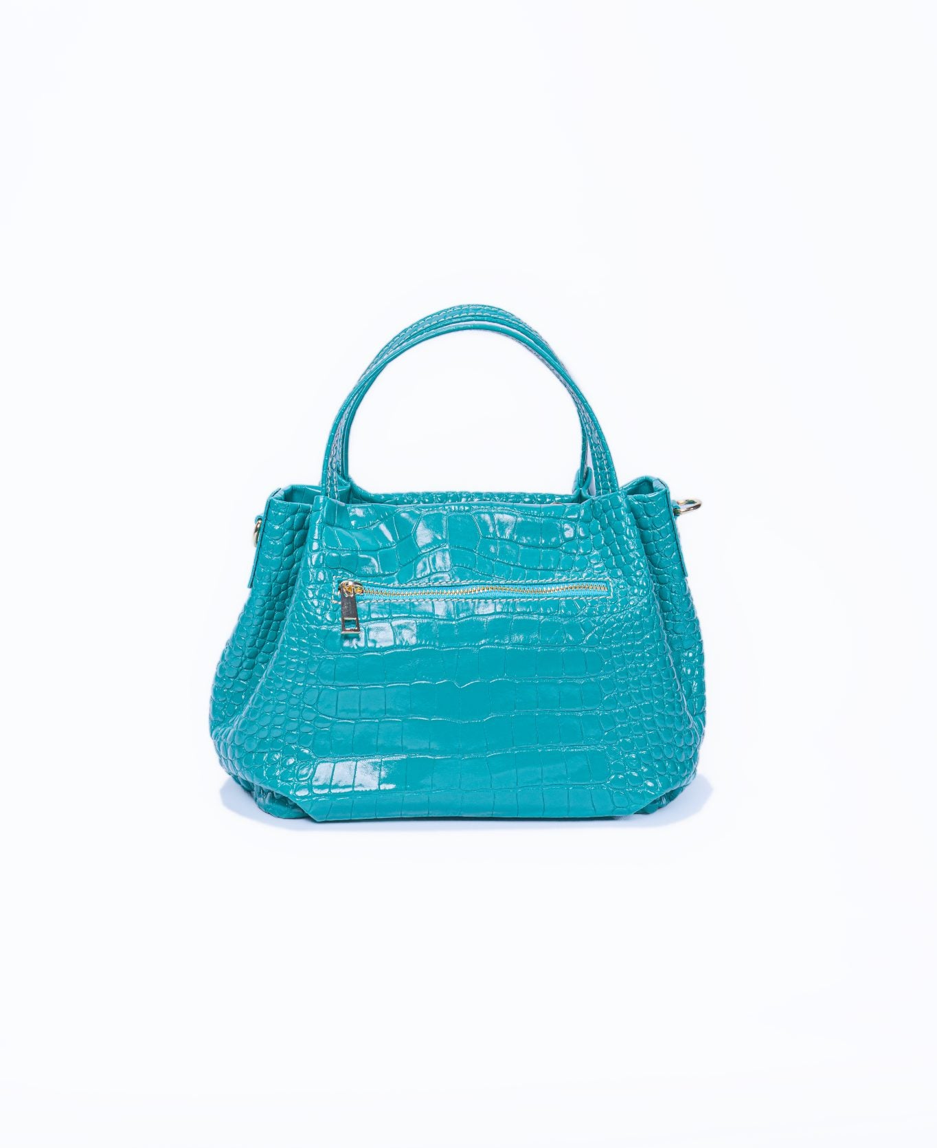 Uffizi bag croc leather Aqua
