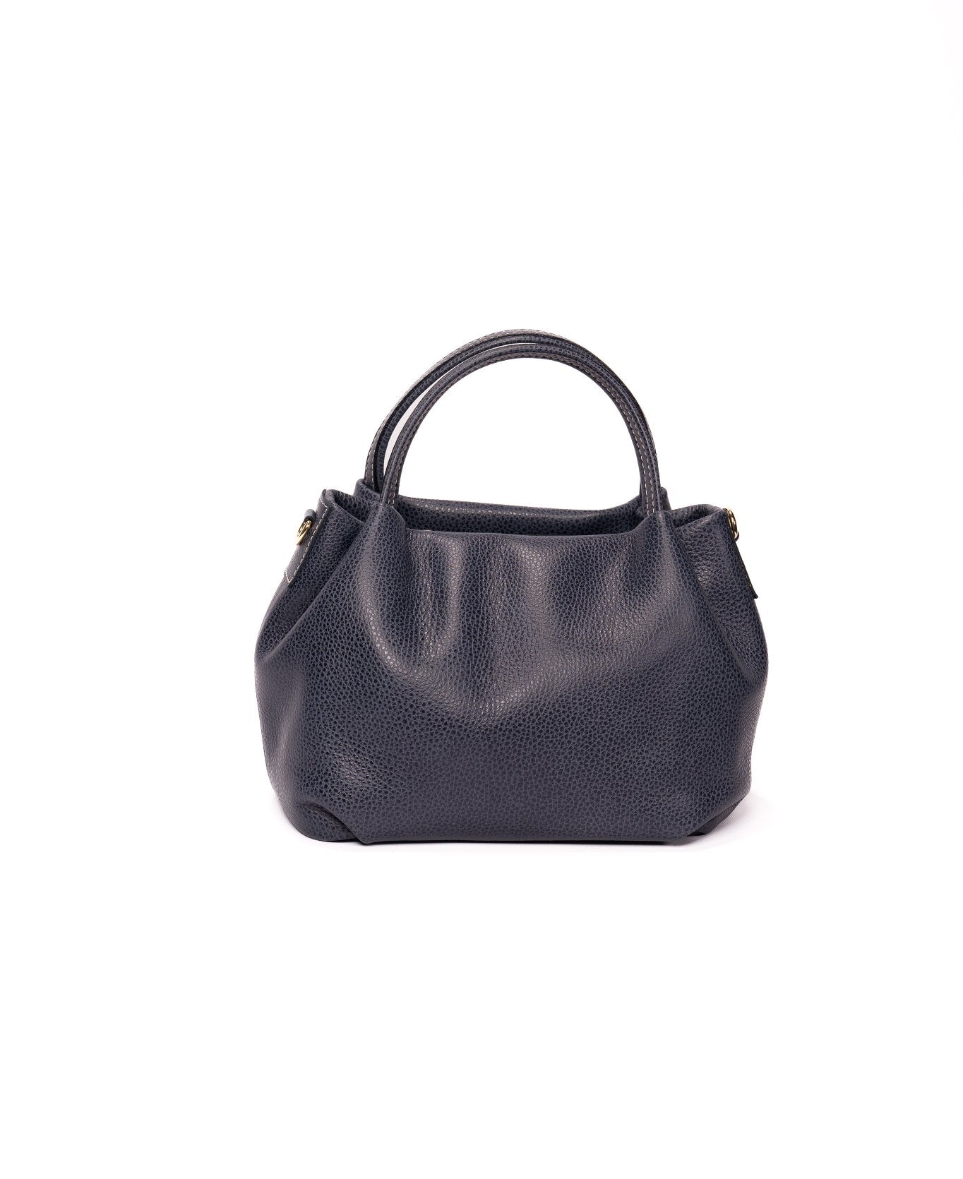 Borsa Uffizi in morbida pelle Blu Navy