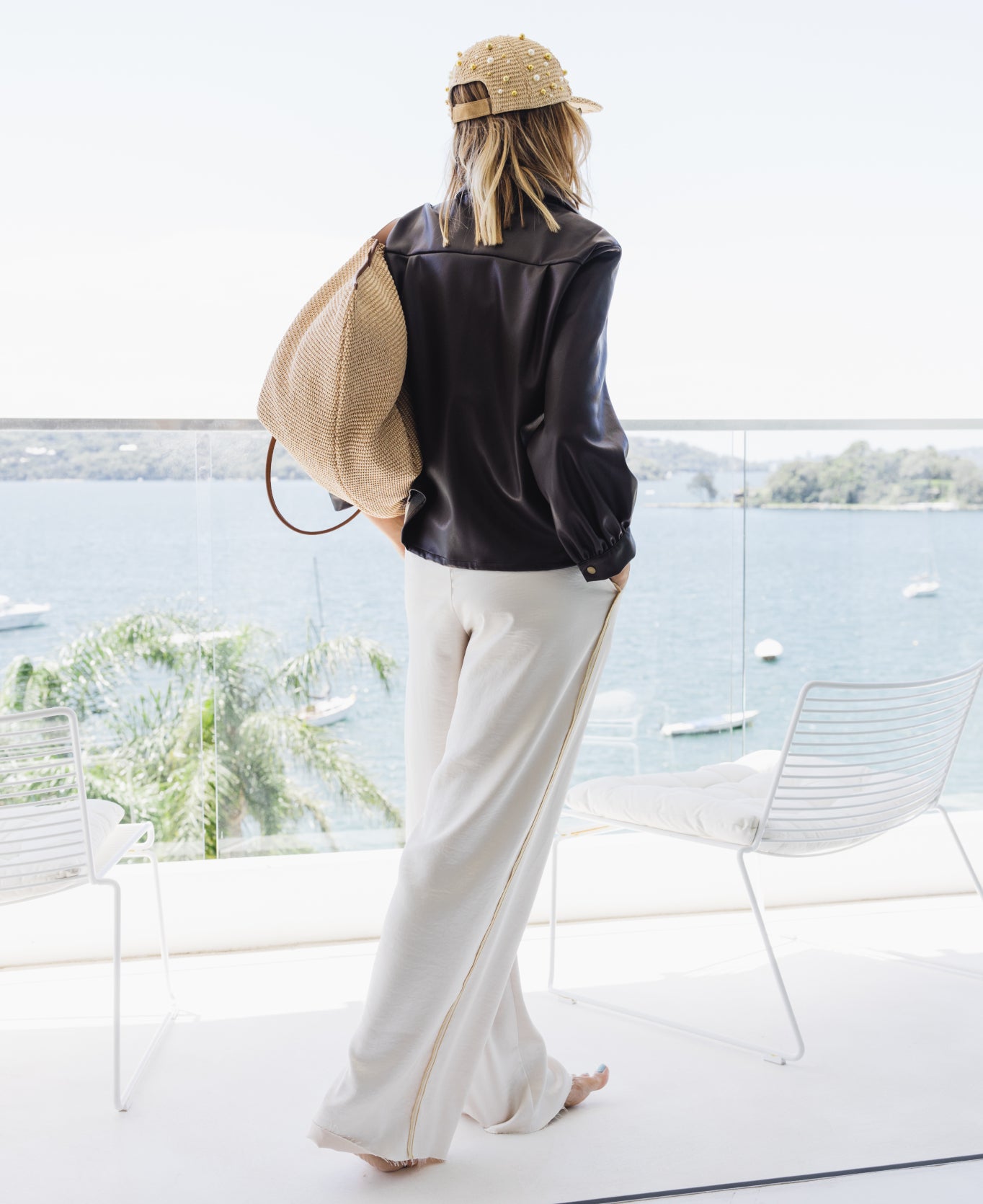 Eleonora Hobo Bag Raffia natural