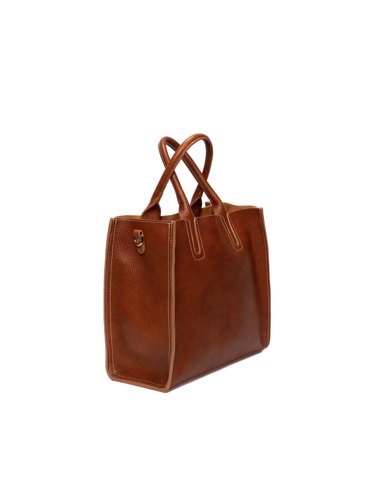 Florence Tote leather bag rust tan