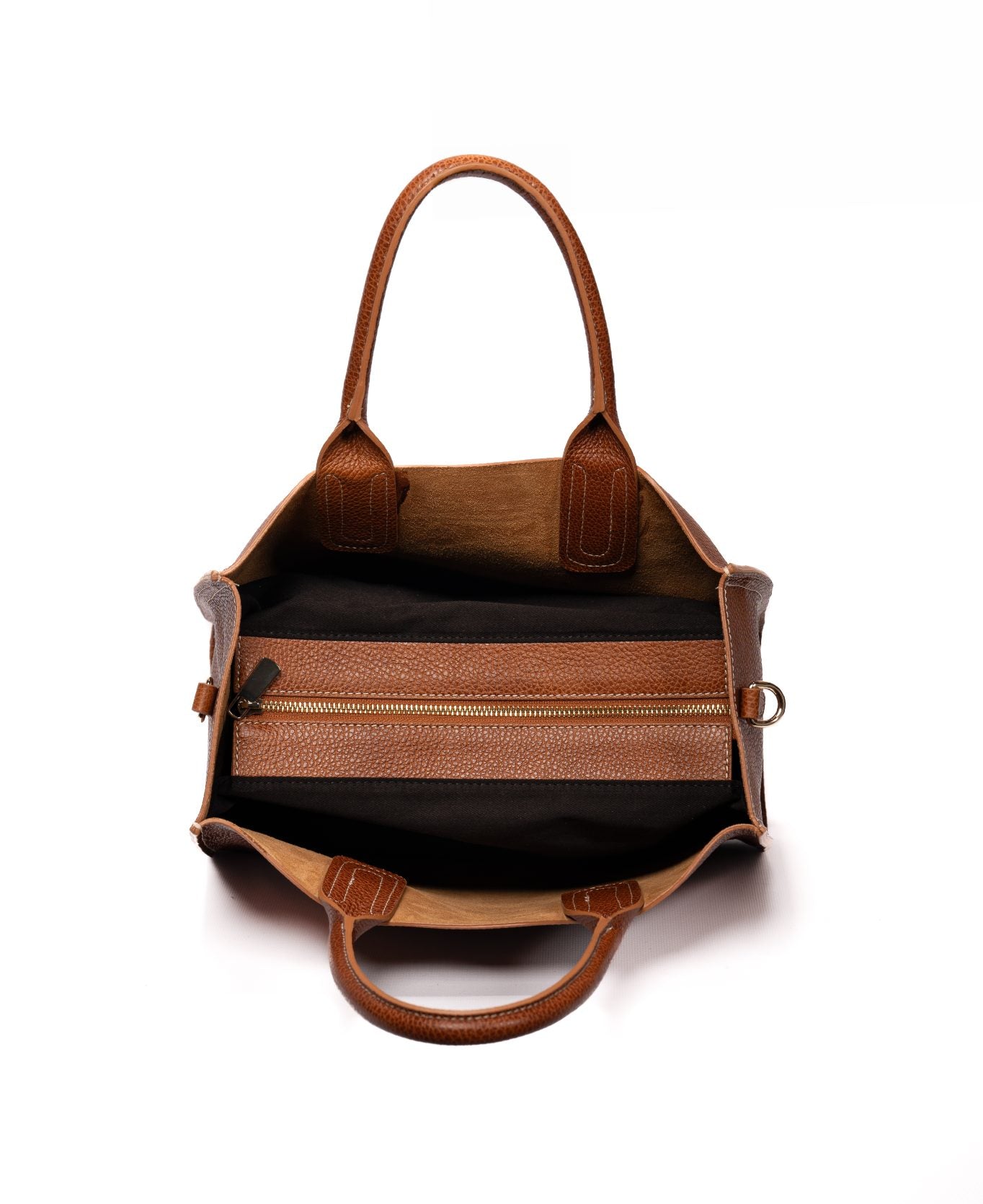 Borsa Florence Tote in pelle color ruggine