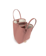 Frida X bucket leather bag bubblegum pink