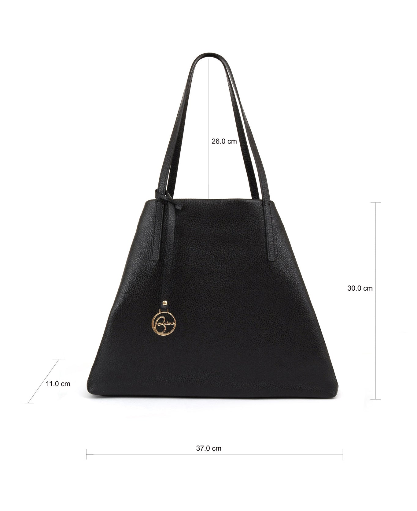 Borsa Frida Tote in pelle nera