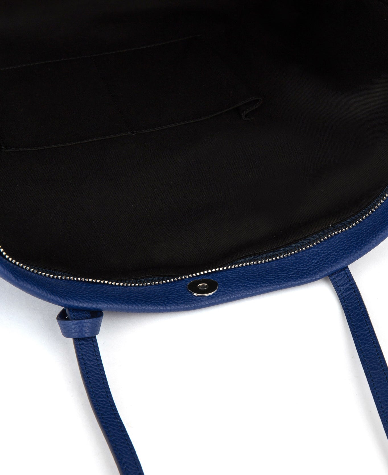 Frida tote leather bag blue denim