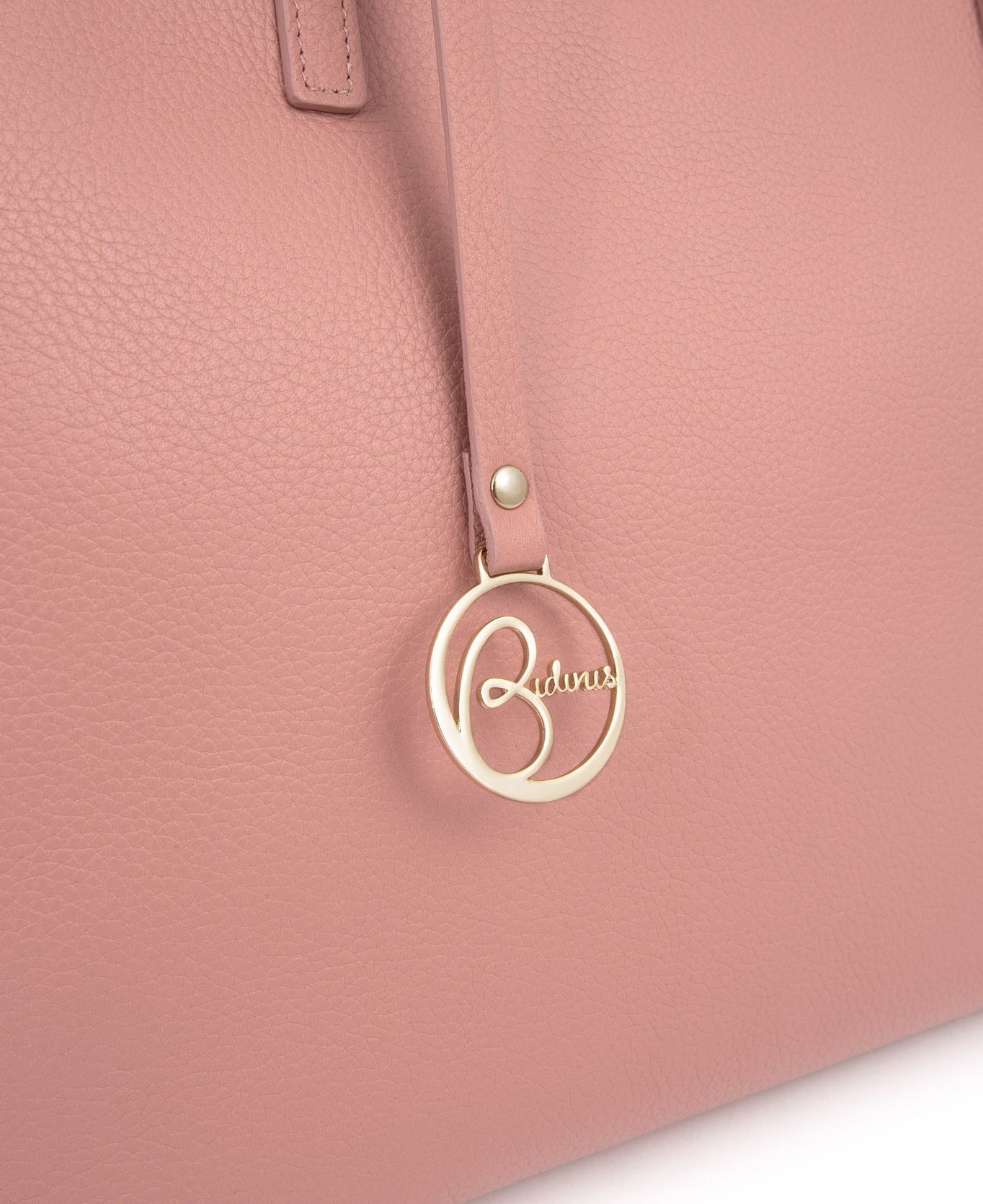 Frida tote leather bag bubblegum pink