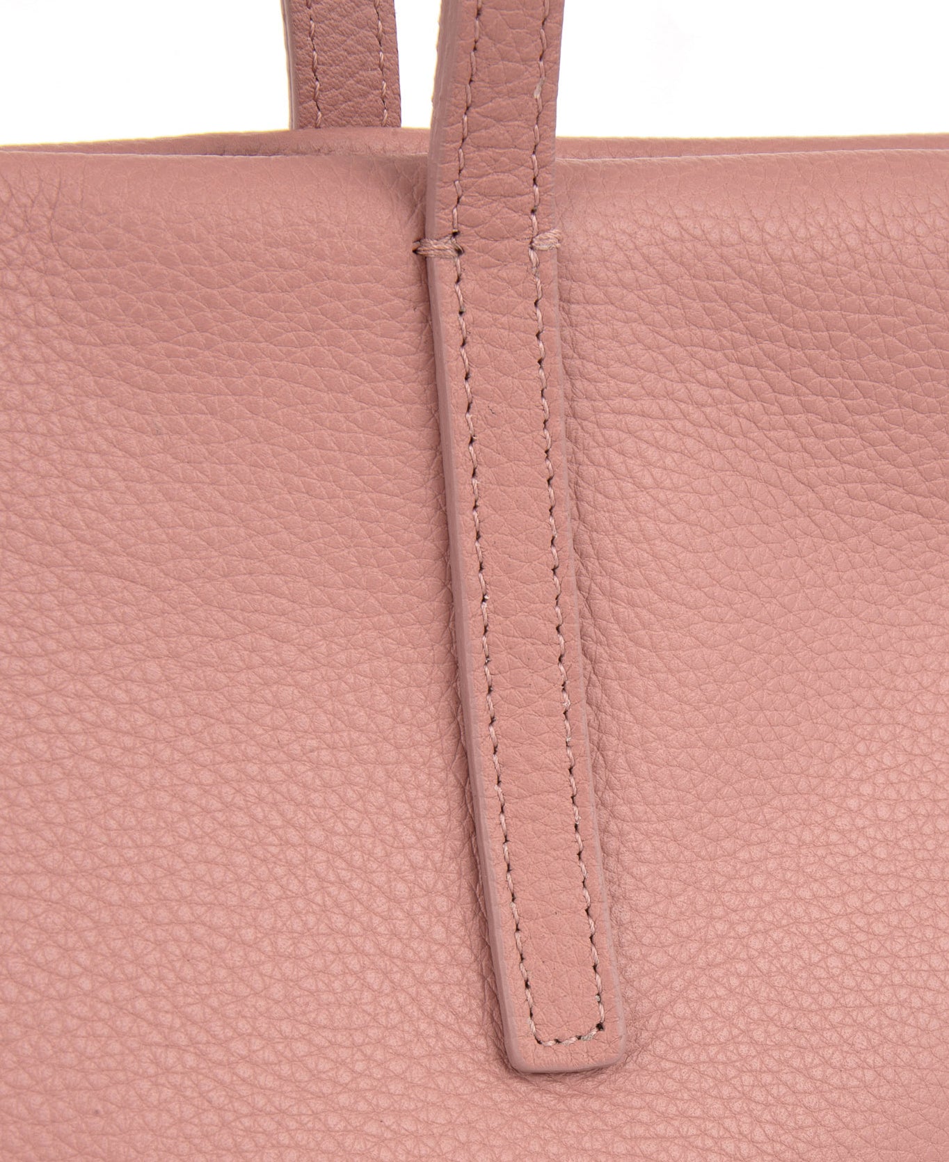 Frida tote leather bag bubblegum pink