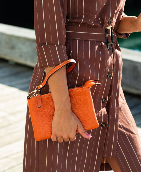 Italian Designer Leather Clutch and Crossbody: Timeless Style Meets Versatility