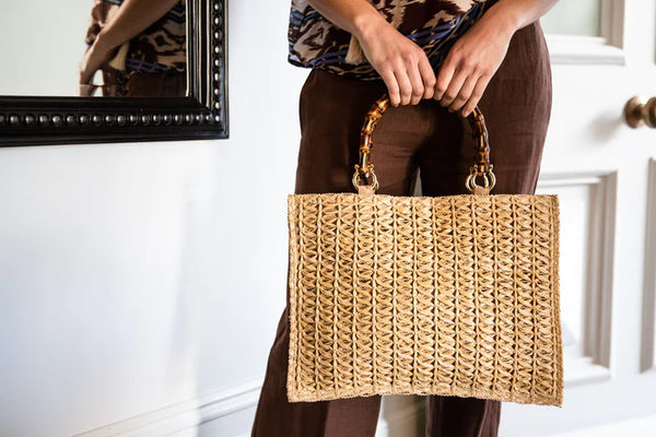The Cozy Charm of Tote Raffia Collection