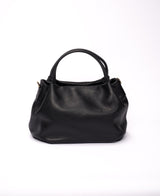 Uffizi soft leather bag Black