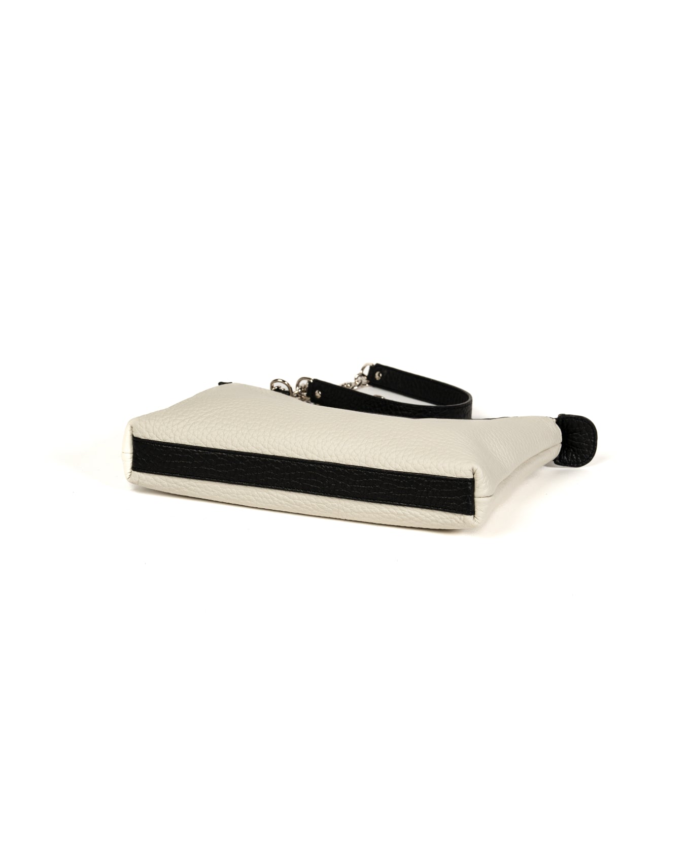 Crossbody Leather Bag - White