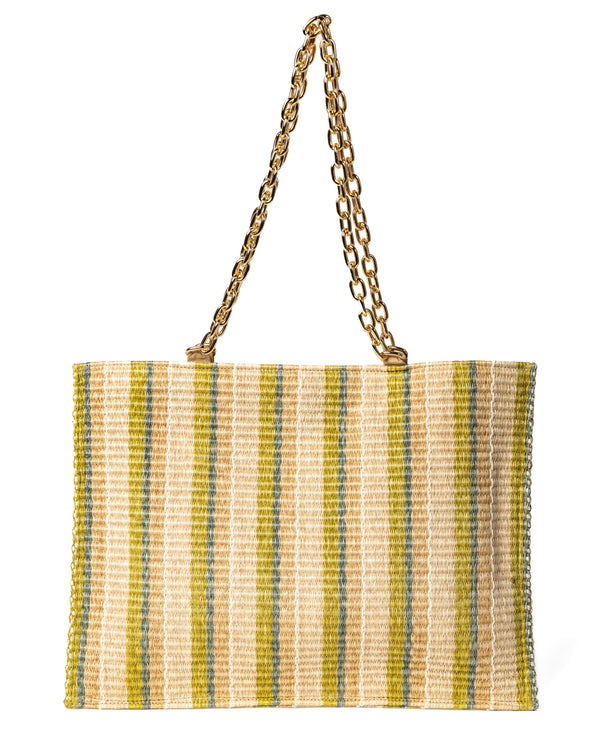 Piccarda Raffia Stripes Lime