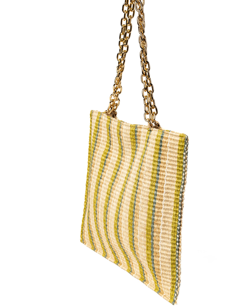 Borsa tote Piccarda in bambù rafia