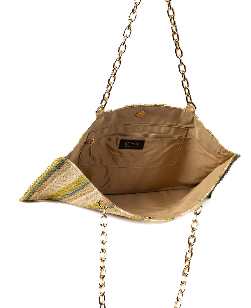 Borsa tote Piccarda in bambù rafia