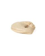Anna Raffia Knot Bag Small - Silver