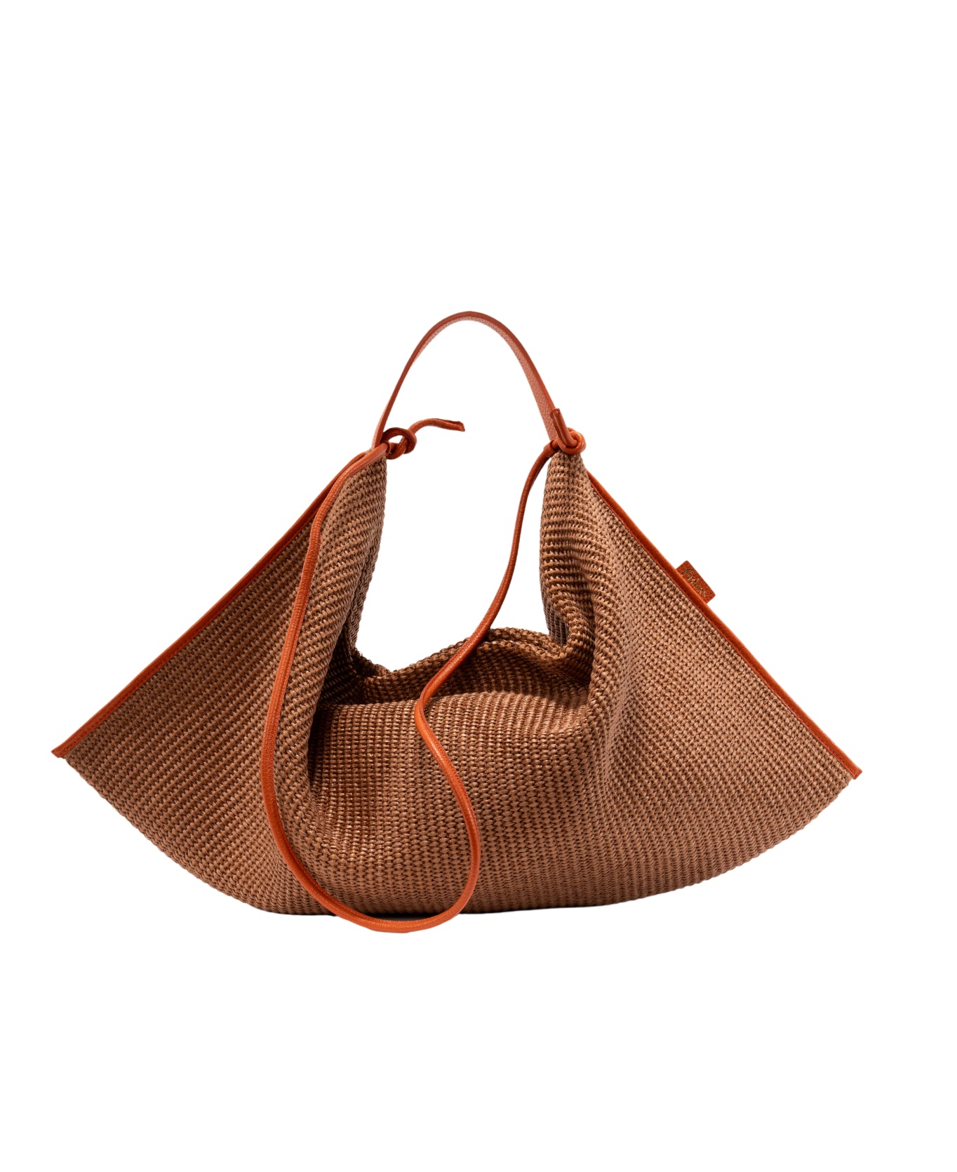 Eleonora Hobo Bag Raffia tobacco