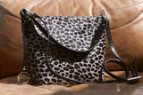 Borsa hobo Top Handle in pelle nera