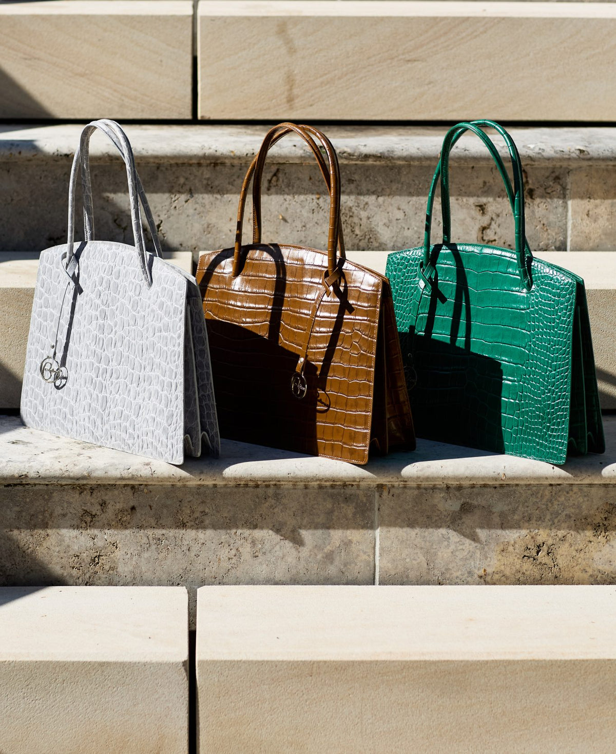 トートバッグ LANCEL Emerald Green Leather Jour Medium Shopping Bag Lancel Emerald Green Leather Jour Medium Shopping Bag