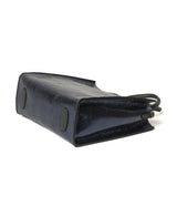 Florence Tote Leather Bag - Sparkling Navy Blue
