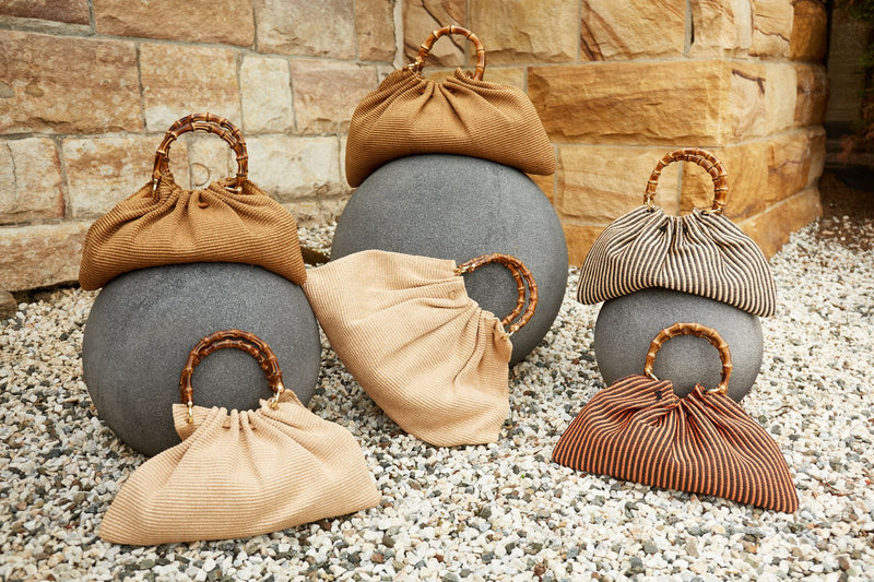 Rosso Corallo Pochette Color Corallo Borsa Senza Manici Borsa