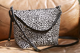 Borsa hobo Top Handle in pelle nera