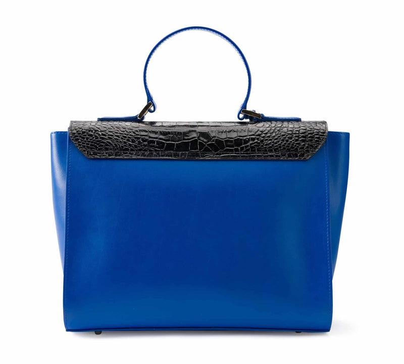 Women Handbag 100% Genuine Leather with Bamboo handle Crossbody bag Elegant  bag Evening bag Gift for Women Handmade Made in Italy: Handbags