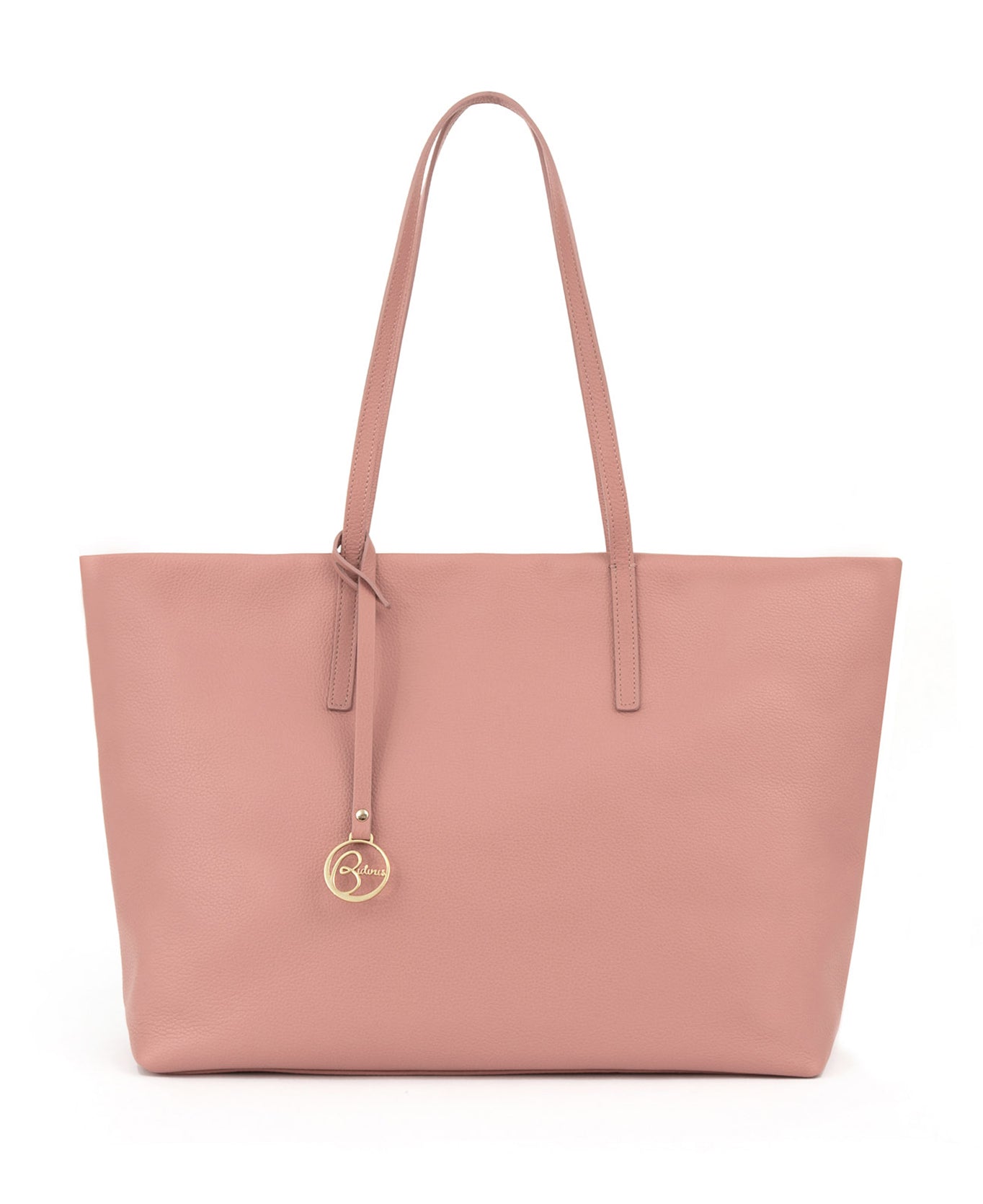 Borsa tote Frida in pelle rosa bubblegum